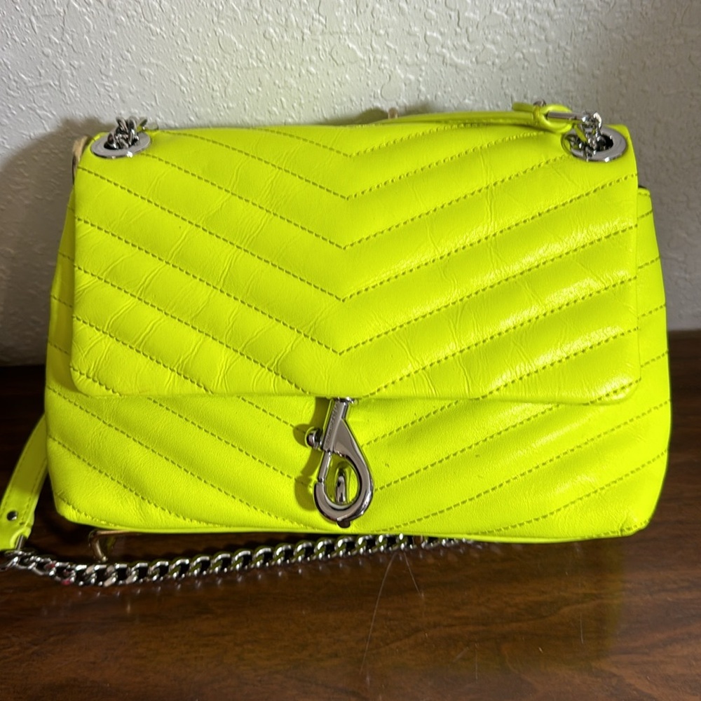 Rebecca Minkoff Neon Yellow Shoulder Bag